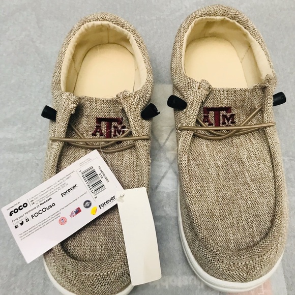 MEN’S FOCO TEXAS A&M LOAFER SHOES. STYLISH AND COMFORTABLE CASUAL WEAR. NEW. - Picture 6 of 7